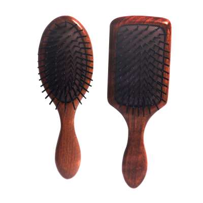 Hot sale Amazon Professional Hair Salon toolsCUSHION WOOD  PADDLE BRUSH