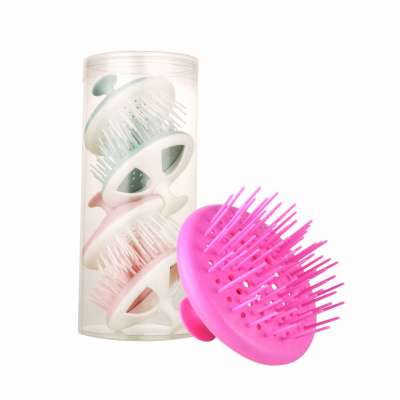 HAIR SALON round MASSAGE SCALP SHAMPOO WASHING BRUSH