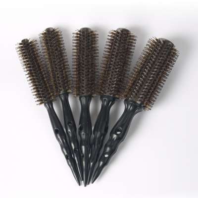 Hair salon  Eco-friendly wood handle Natural Boar Bristle Styling Brush detangling COMB